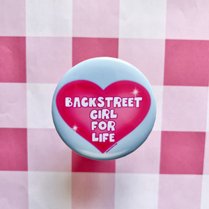 Backstreet Girl Pinback Button