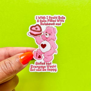 Bake A Cake Together Vinyl Sticker