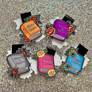 Book Trope Magnetic Bookmarks