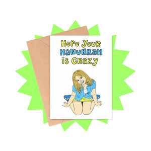 Britney Crazy Hanukkah Card