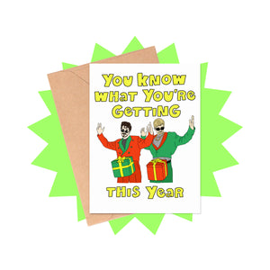 Dick in A Box Christmas Card