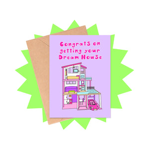 Dream House Housewarming Card