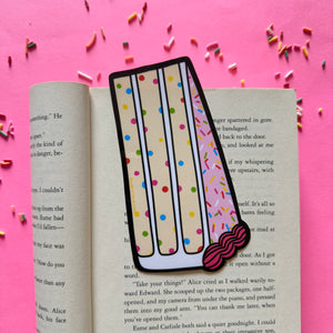 Cake Slice Die Cut Bookmark