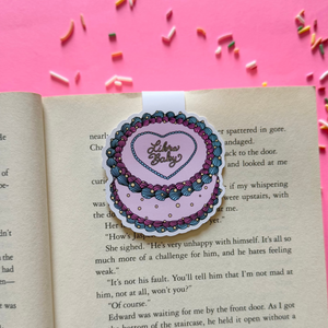 Libra Vintage Cake Magnetic Bookmark - Zodiac Bookmark