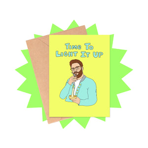Seth Light It Up Hanukkah Card