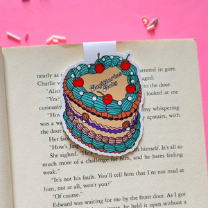 Sagittarius Vintage Cake Magnetic Bookmark - Zodiac Bookmark