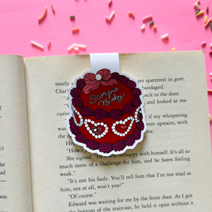 Scorpio Vintage Cake Magnetic Bookmark - Zodiac Bookmark