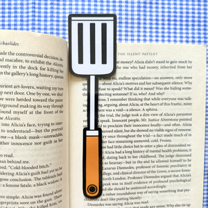 Grilling Spatula Die Cut Bookmark