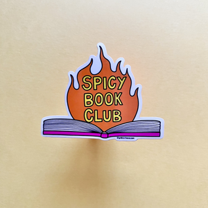 Spicy Book Club Vinyl Sticker