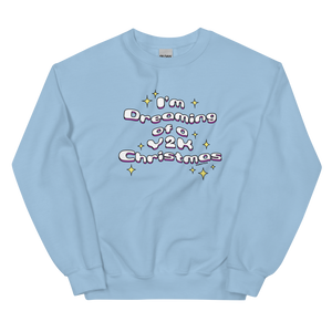 Dreaming of a Y2K Christmas Crewneck