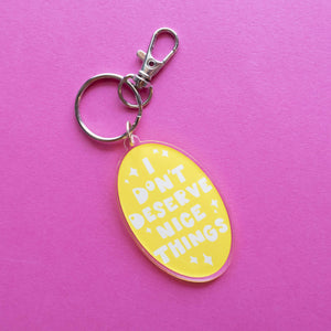 Nice Things Acrylic Keychain