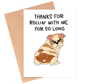 Rollin' With Me Valentine's Day Card