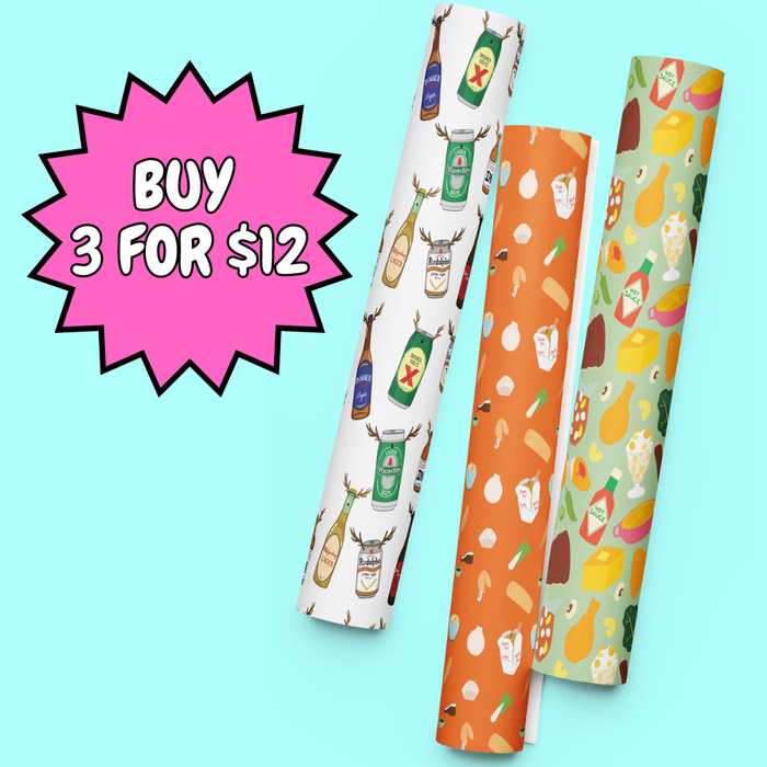 3 for $12 Wrapping Paper