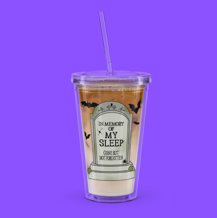 Memory of My Sleep Plastic Tumbler