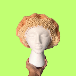 Pancake Crochet Beret Hat