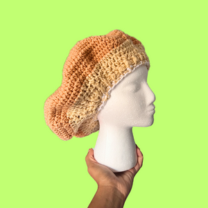 Pancake Crochet Beret Hat