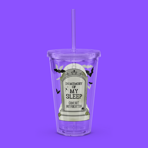Memory of My Sleep Plastic Tumbler