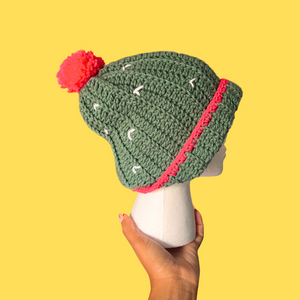 Cactus Crochet Beanie