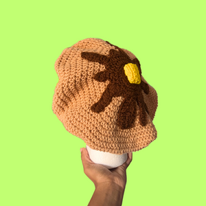 Pancake Crochet Beret Hat