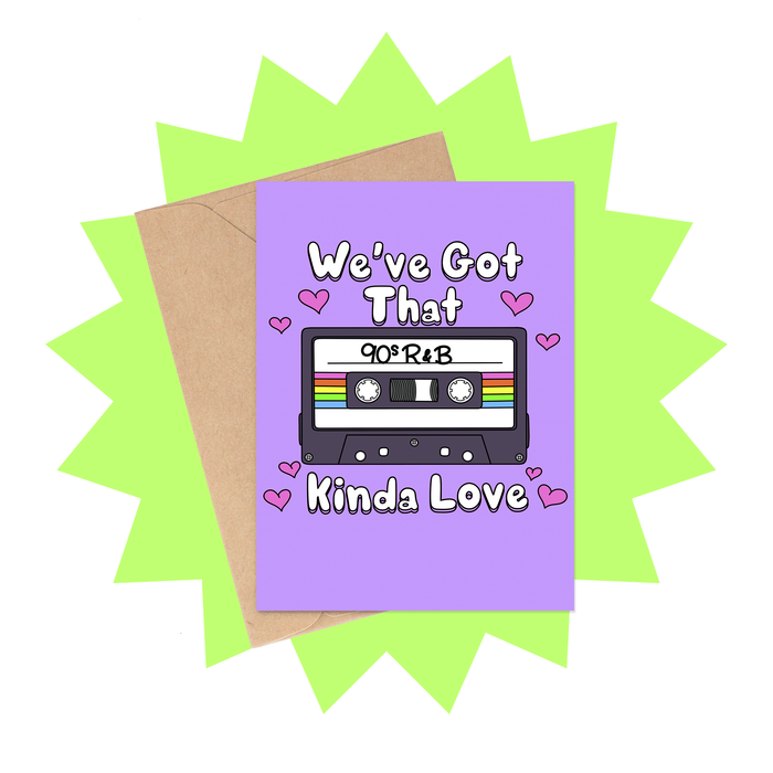 90s R&B Love Valentine's Day Card
