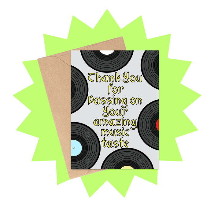 Great Music Taste Card