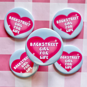 Backstreet Girl Pinback Button