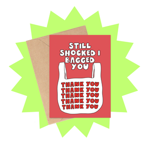 Bagged You Valentine's Day Card