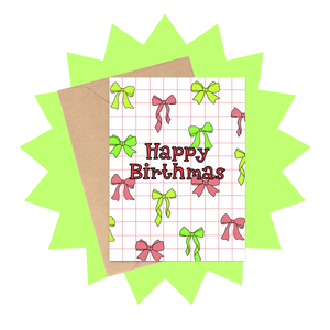 Merry Birthmas Card