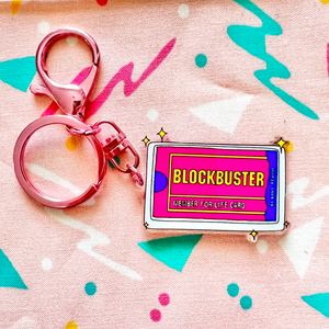 Blockbuster Membership Card Acrylic Keychain