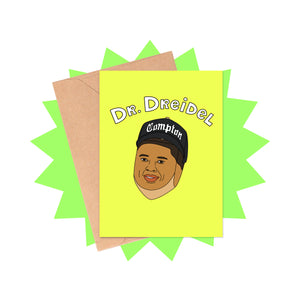 Dr. Dreidel Hanukkah Card