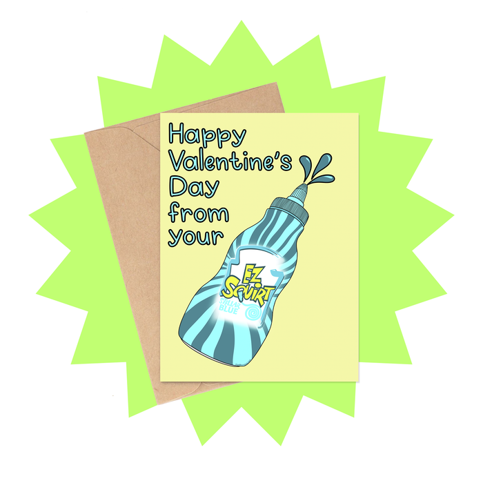 EZ Squirt Valentine's Day Card