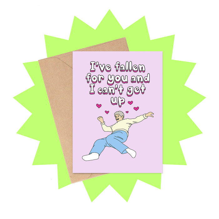 Fallin' For You Valentine's Day Card