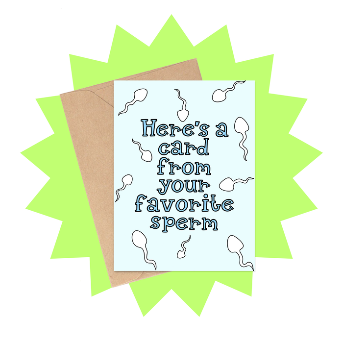 Favorite Sperm Card
