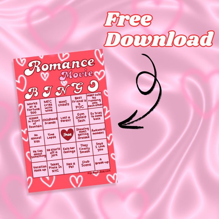 Romance Movie Bingo Digital Download