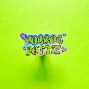Horror Hottie Holographic Vinyl Sticker