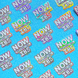 Now Thats What I Call IBS | Holographic Vinyl Sticker