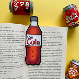 Diet Cola Die Cut Bookmark