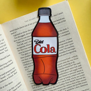 Diet Cola Die Cut Bookmark