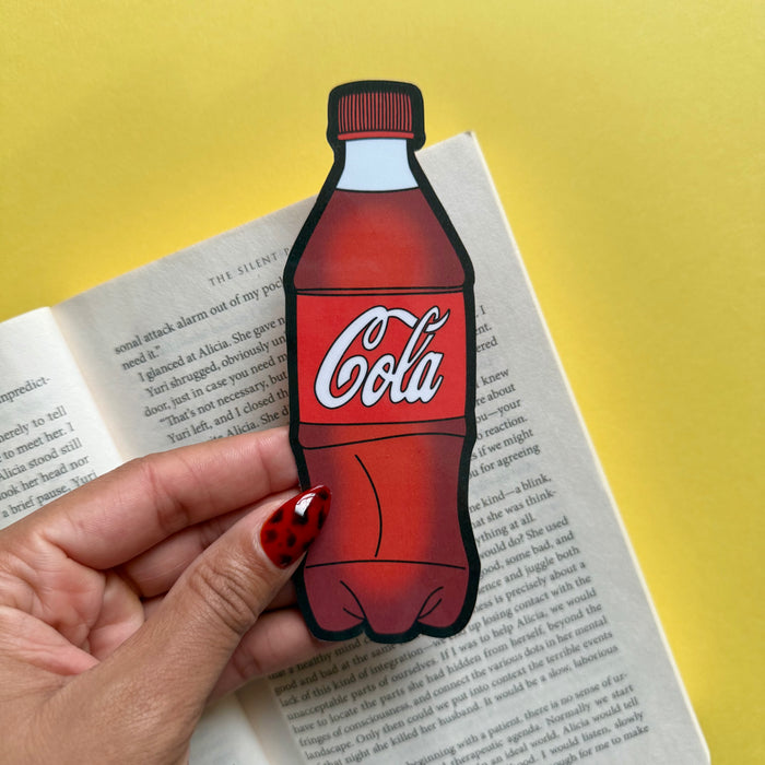 Cola Die Cut Bookmark