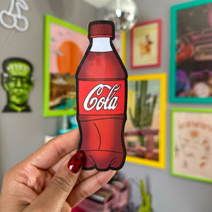 Cola Die Cut Bookmark