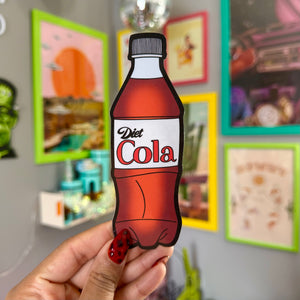 Diet Cola Die Cut Bookmark