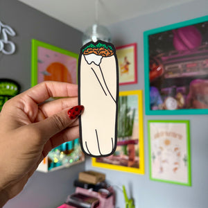 Burrito Die Cut Bookmark