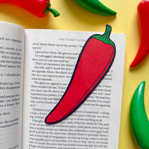 Chili Pepper Die Cut Bookmark