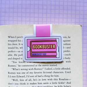 Bookbuster Magnetic Bookmark - Nostalgic 90s Bookmark