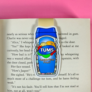 Tums Magnetic Bookmark - Funny Antacid Bookmark