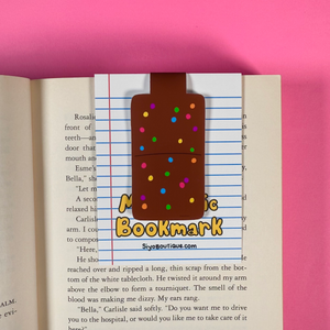 Cosmic Brownie Magnetic Bookmark - Snack Food Bookmark