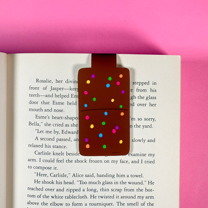 Cosmic Brownie Magnetic Bookmark - Snack Food Bookmark