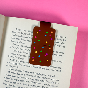 Cosmic Brownie Magnetic Bookmark - Snack Food Bookmark