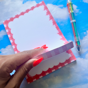 Picnic Tablecloth Notepad