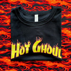 Hot Ghoul Ribbed Baby Tee